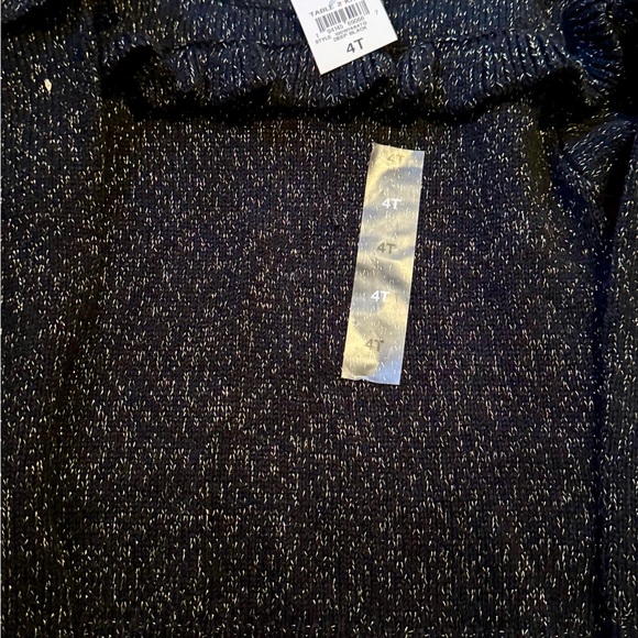 Epic Threads Navy Sparkle Ruffle Sweater - Picture 2 of 2